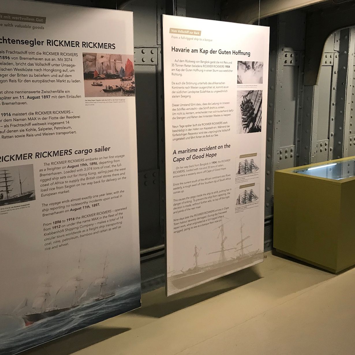 Rickmer Rickmers – Museumsschiff · Ausstellung