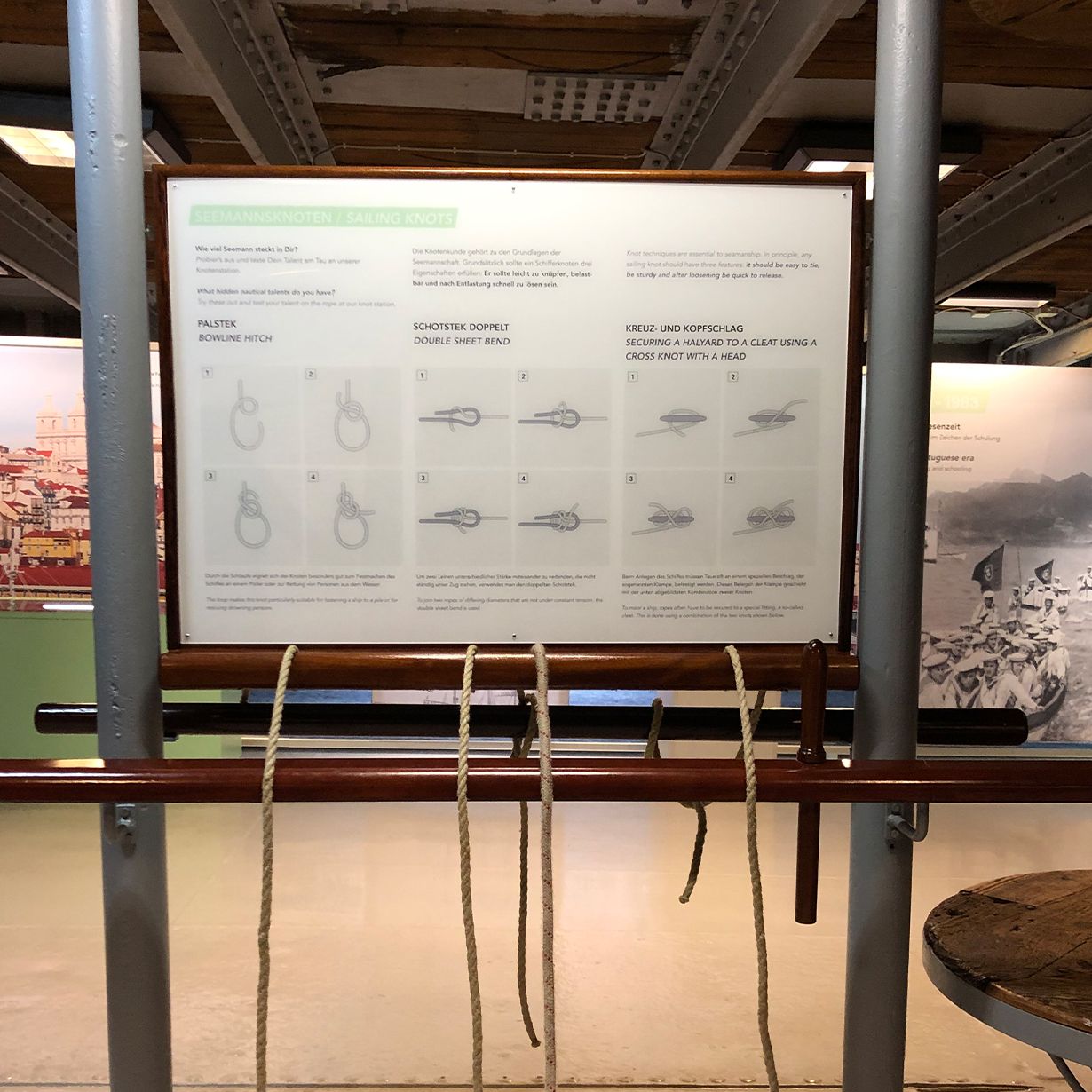 Rickmer Rickmers – Museumsschiff · Ausstellung