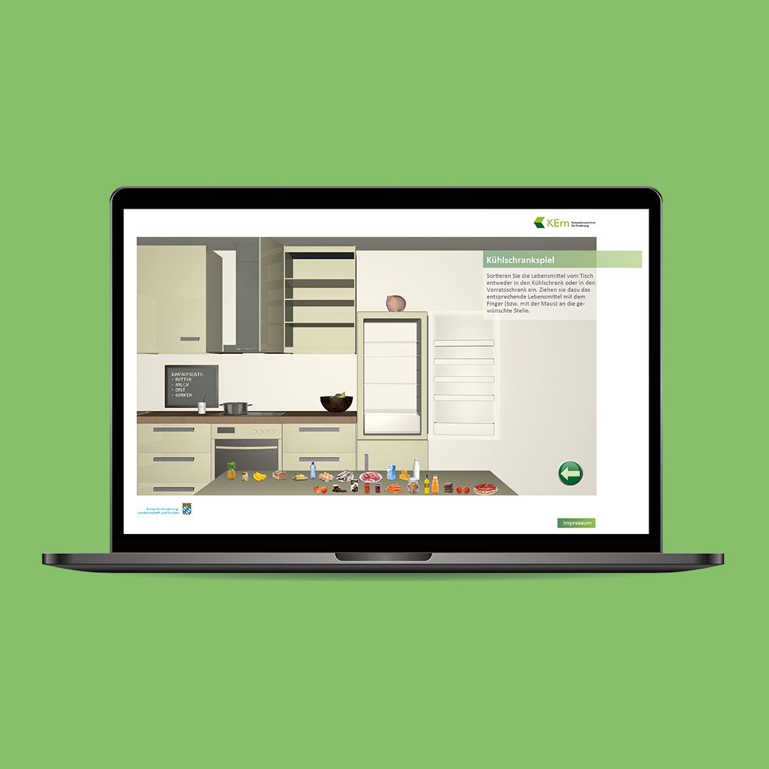 Virtuelle Küche – Interaktives Exponat
