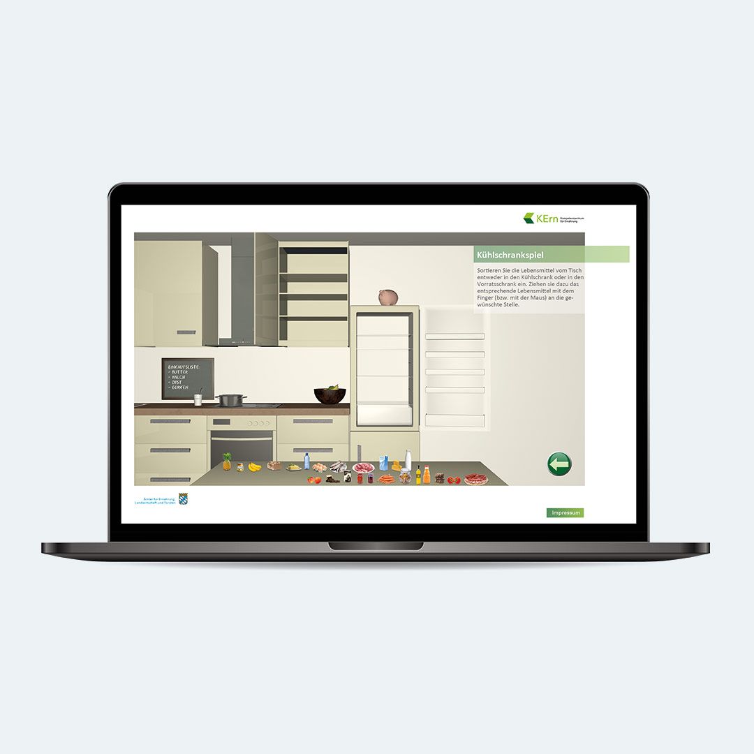 Virtuelle Küche – Interaktives Exponat